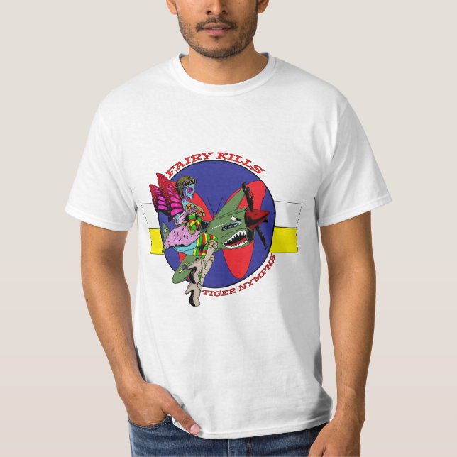 Camiseta Matares de fada: Ninfas de Tigre (Frente)