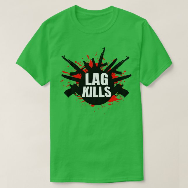 Camiseta Matares de pano engraçados FPSShooter (Frente do Design)