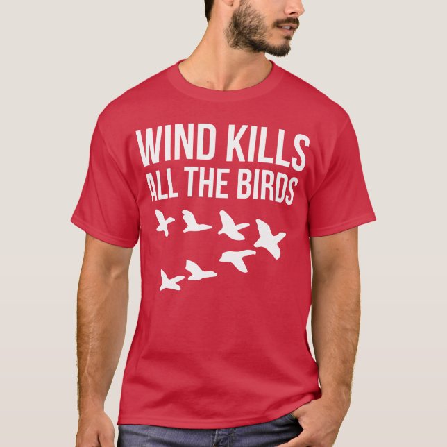 Camiseta Matares de vento Alhe Amigos de aves (Frente)