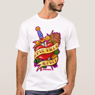 Camiseta Matares do amor lentamente