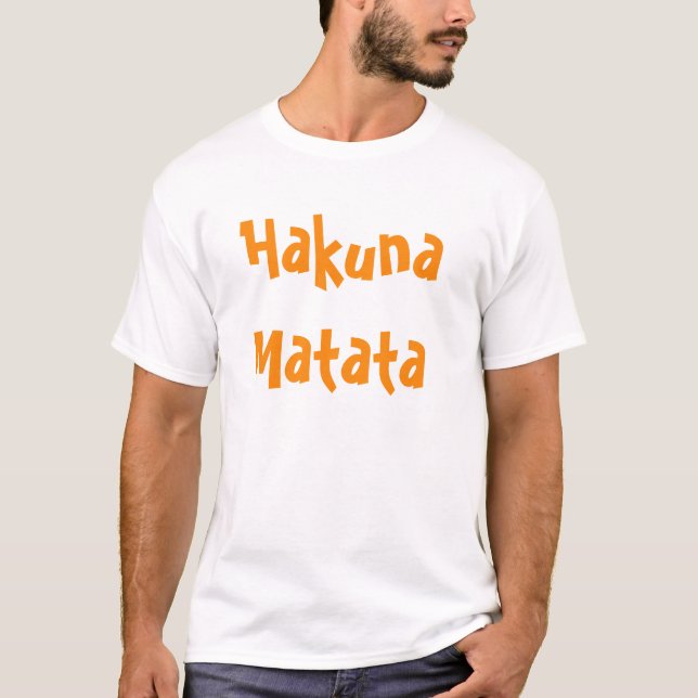 Camiseta matata do hakuna (Frente)