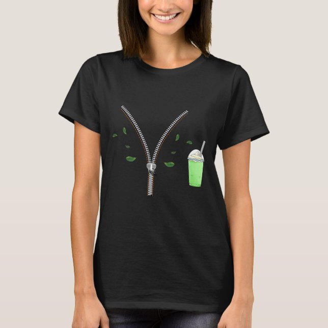 Camiseta Matcha And Quarter Zips Meme Est 2025 Funny Gift M (Frente)