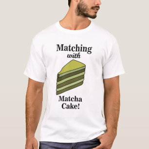 Camiseta Matcha Cake Comida Engraçado