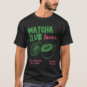 Camiseta Matcha Club Chá Verde Matcha Latte Regular ou Gela