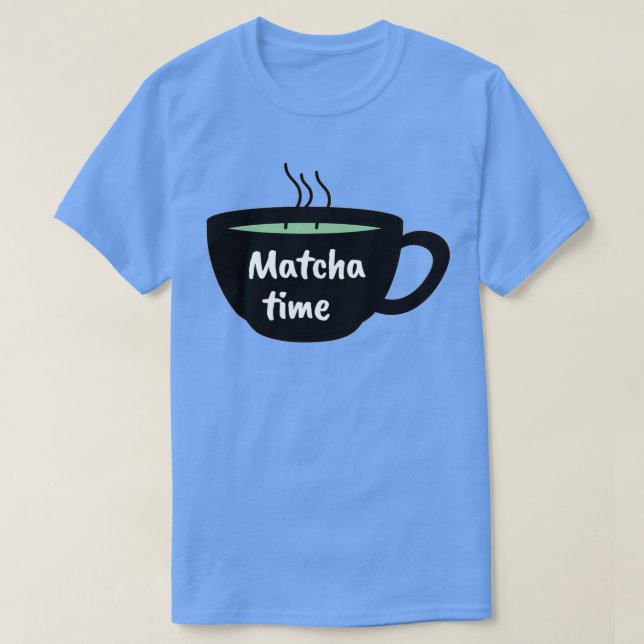 Camiseta Matcha de tempo correspondente (Frente do Design)