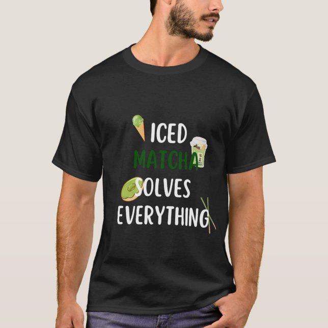 Camiseta Matcha gelada resolve tudo (Frente)