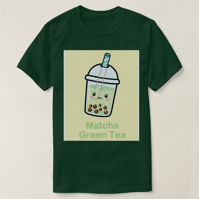 Camiseta Matcha Green Tea (Frente do Design)