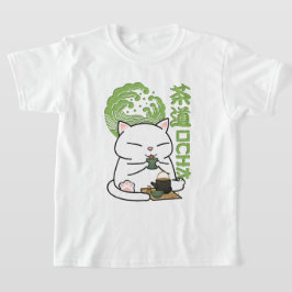 Camiseta Matcha Green Tea Cat