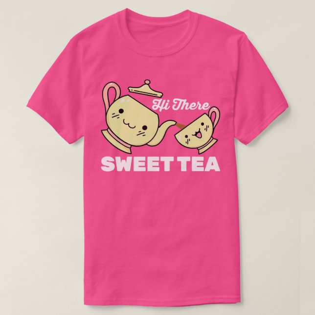 Camiseta Matcha Hi Ali Sweet Tea Caffeine (Frente do Design)