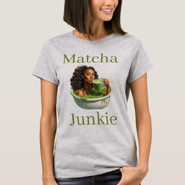 Camiseta Matcha Junkie (Frente)