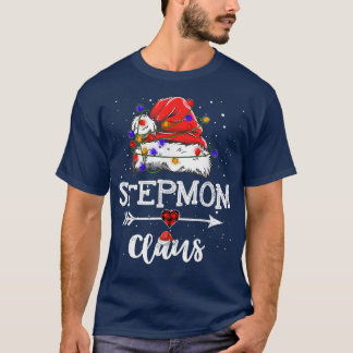 Camiseta Matchi da Família Pajama Leve de Natal Stepmmme Cl