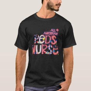 Camiseta Matchin da família All American Peds Enfermeira 4 