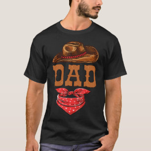 Camiseta Matchin da Família Cowboy pai Ocidental