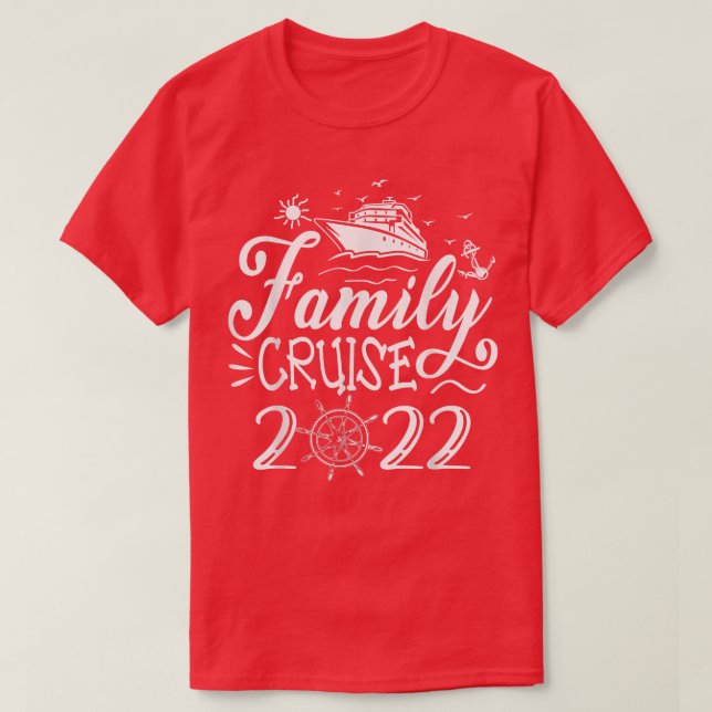 Camiseta Matchin da família Cruise 2022 Cruise Boat Trip (Frente do Design)