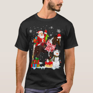 Camiseta Matchin da Família Pajama, no Natal dos Cavalos p