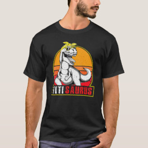 Camiseta Matchin da família Titisaurus Rex Dinosaur Titi Sa