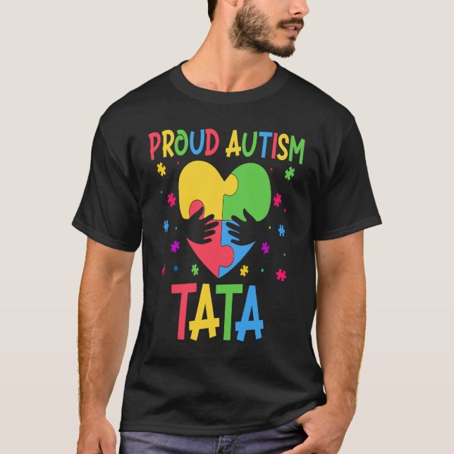 Camiseta Matching Family Autism Awareness Month Proud Autis (Frente)