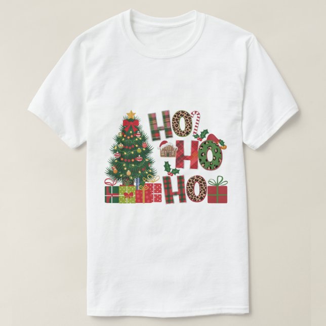 Camiseta Matching Family Christmas T-Shirt | Festive Holida (Frente do Design)