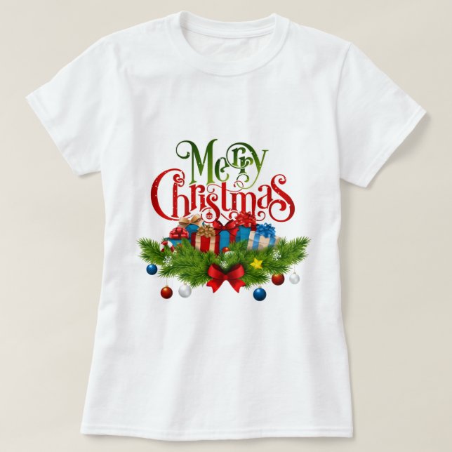 Camiseta Matching Family Christmas T-Shirt | Festive Holida (Frente do Design)