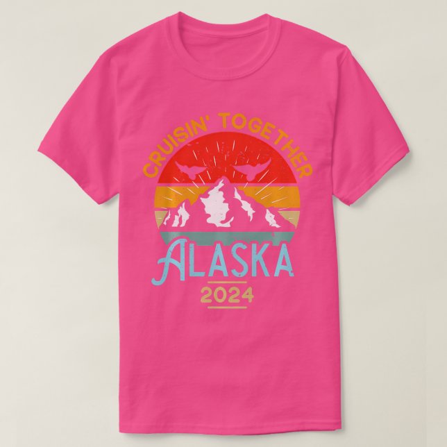 Camiseta Matching Family Friends And Group Alaska Cruise 20 (Frente do Design)