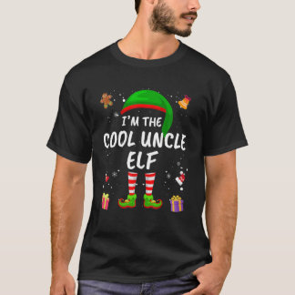 Camiseta Matching Family Funny I'm The Cool Uncle Elf Chris