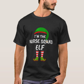Camiseta Matching Family I m The Nurse Squad Elf Christmas 