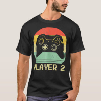 Camiseta Matching Gamer Couple Player 2 Player 1 Video Game