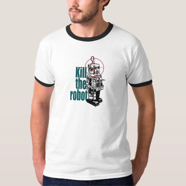 Camiseta Mate o robô (Frente)