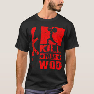 Camiseta Mate seu WOD - t-shirt do AK47 dos homens