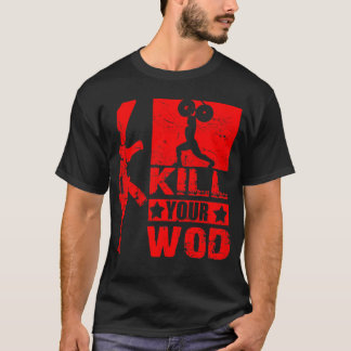 Camiseta Mate seu WOD - t-shirt do AK47 dos homens