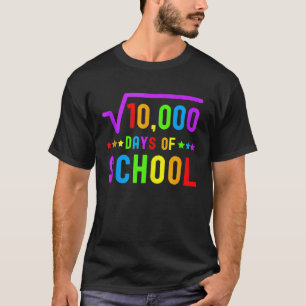 Camiseta Matemática 100 Dias De Escola Professor De Matemát