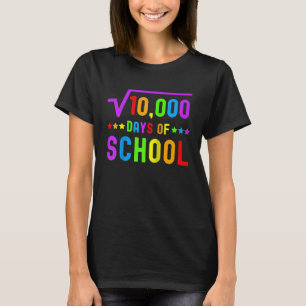 Camiseta Matemática 100 Dias De Escola Professor De Matemát