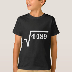 Camiseta Matemática 4489, Piada Matemática do Quadrado Perf