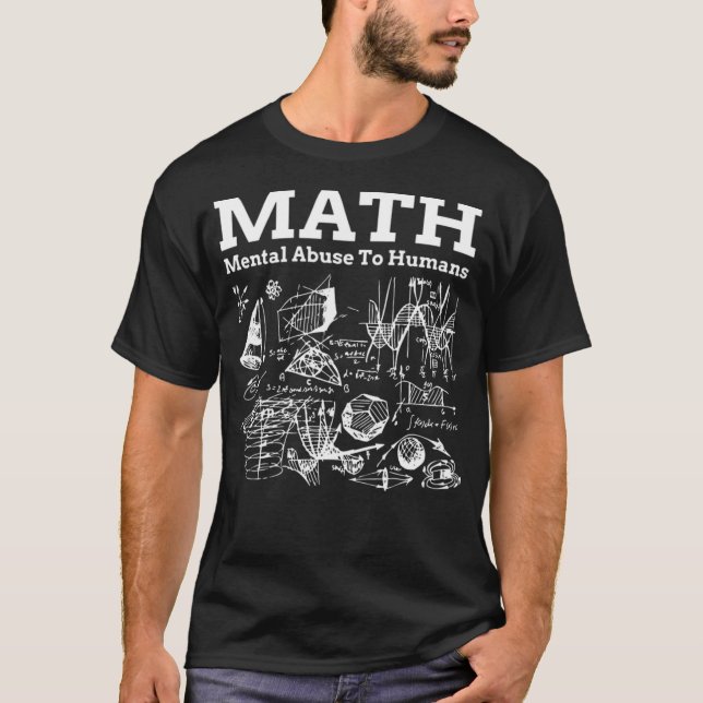 Camiseta Matemática Abuso Mental A Feiticeira do rancho Hum (Frente)