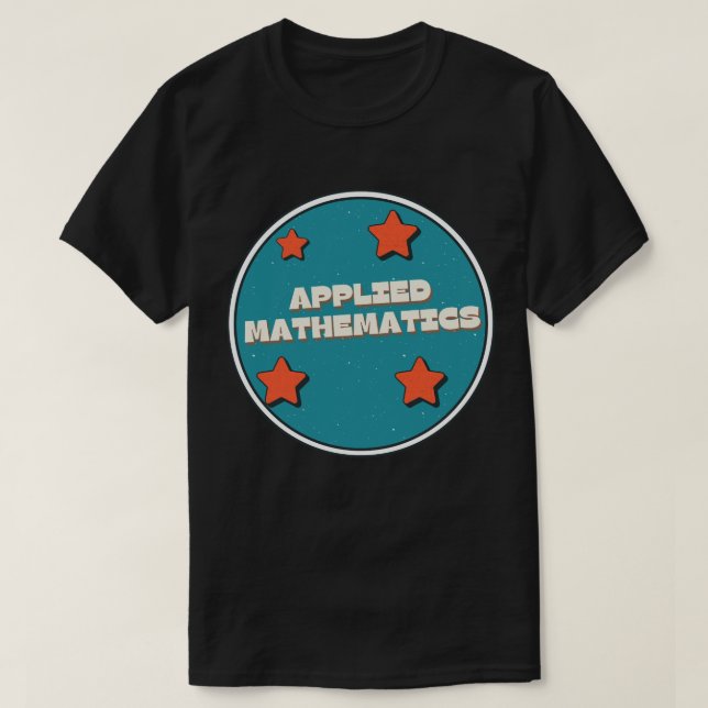 Camiseta Matemática aplicada (Frente do Design)