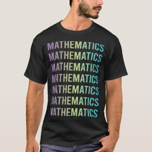 Camiseta Matemática Azul Roxa Math Maths