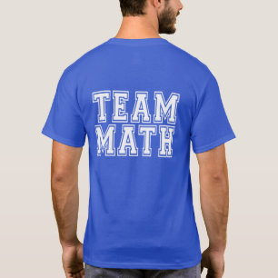 Camiseta Matemática da equipe