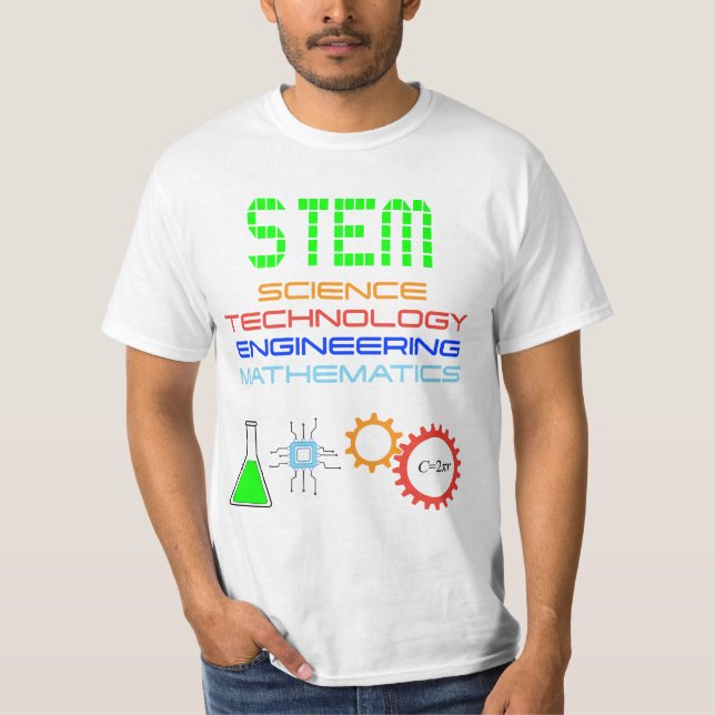 Camiseta Matemática de engenharia da tecnologia STEM (Frente)