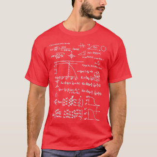 Camiseta Matemática de Engenharia Eletrotécnica Formulária