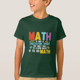Camiseta Matemática De Professores De Matemática Não É 
