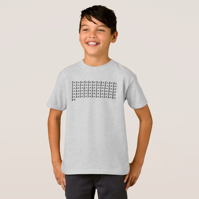 Camiseta Matemática Divertida 67 (Frente Completa)