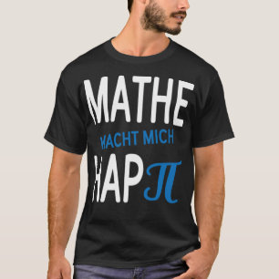 Camiseta Matemática dizendo que o pônei do presente da esco