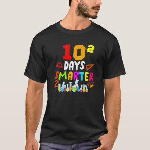 Camiseta Matemática do 100º Dia 10 ao Quadrado Professor Al