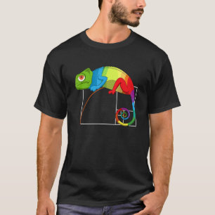 Camiseta Matemática do Chameleon de Matemática do Índice de
