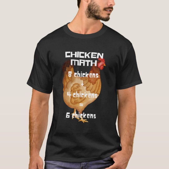 Camiseta Matemática do Frango (Frente)