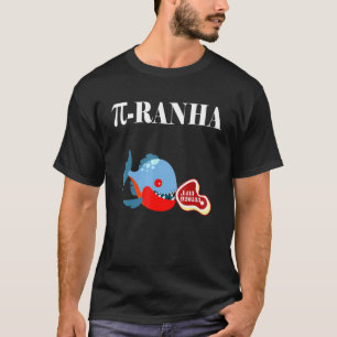 Camiseta Matemática do Peixe Piranha
