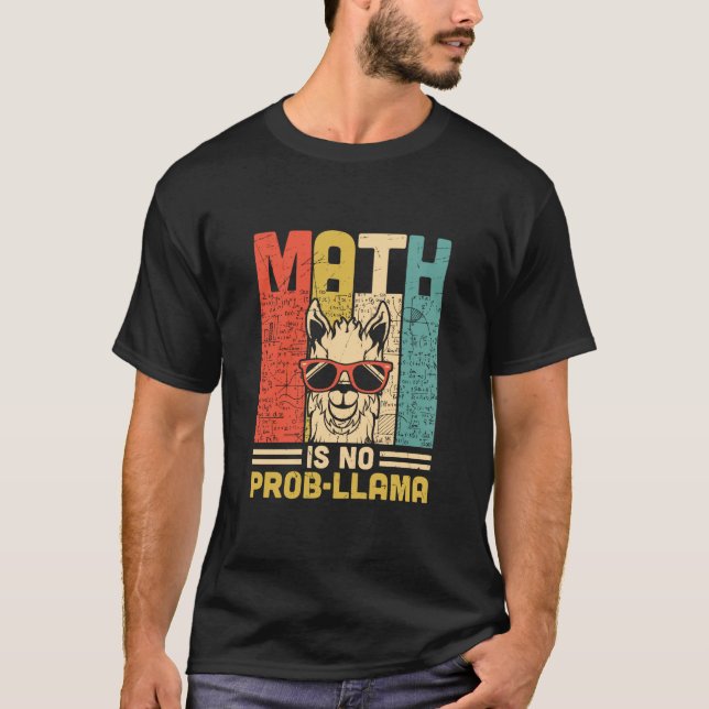 Camiseta Matemática Do Professor De Matemática Não É Proble (Frente)