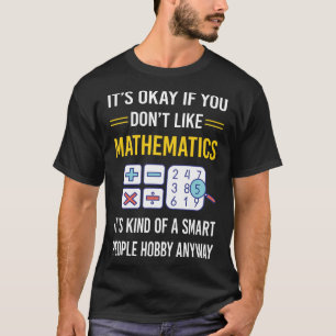 Camiseta Matemática do Smart Pessoas Matemática