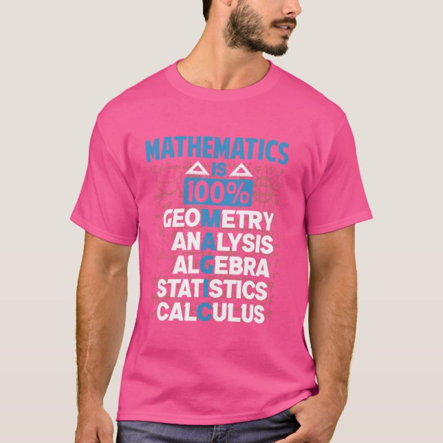 Camiseta Matemática É 100 Magic Shirt Matth Tea (Frente)