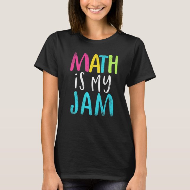 Camiseta matemática é a minha equipe de professores de mate (Frente)